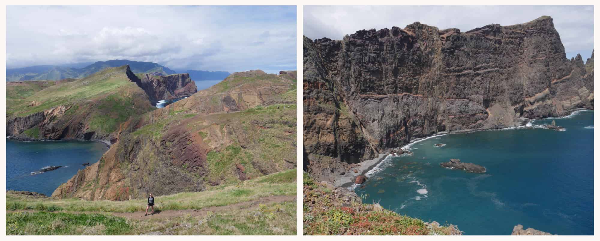 Landscape of São Lourenço hike in Madeira