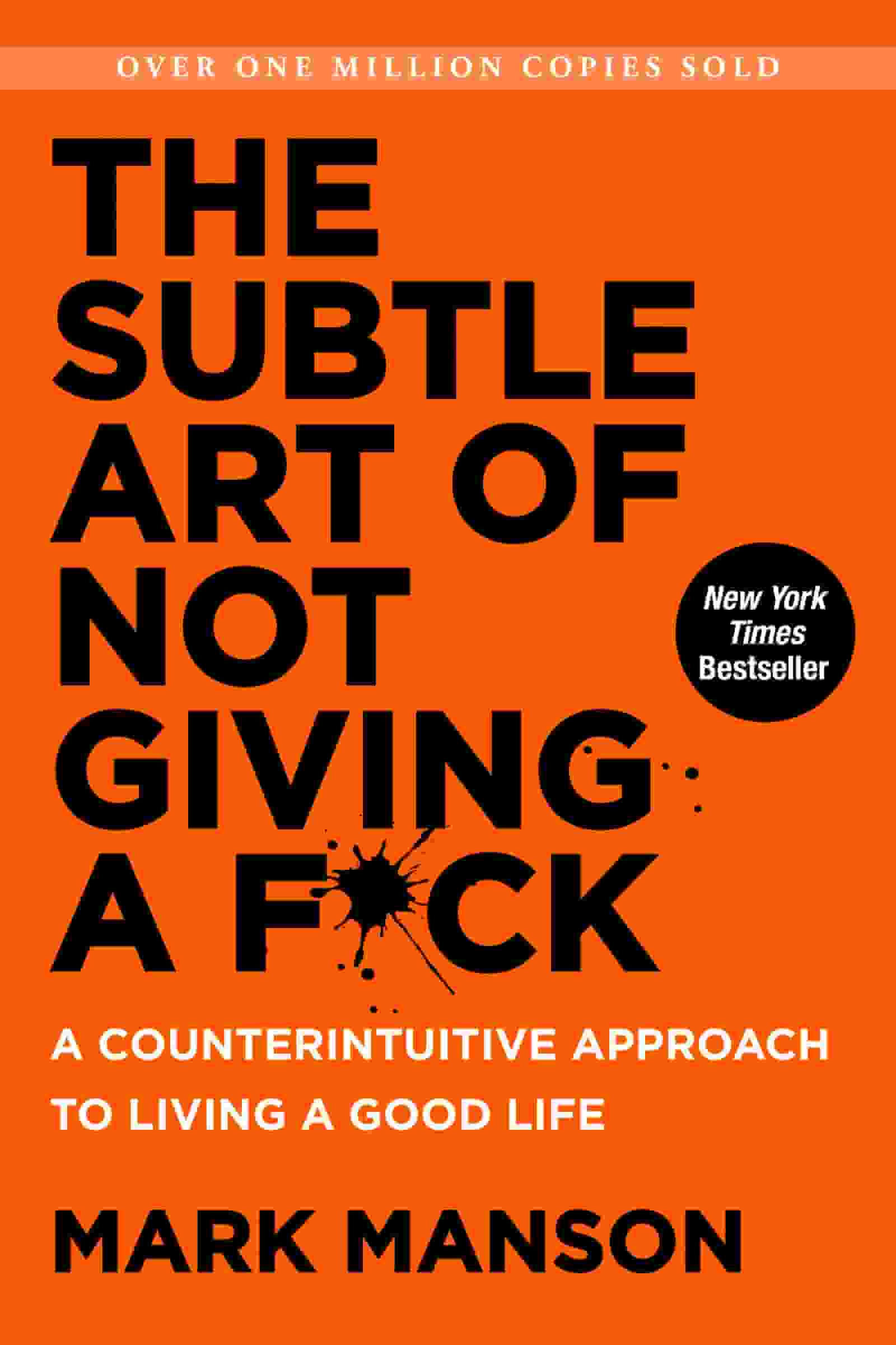 The Subtle Art of Not Giving a F*ck cover